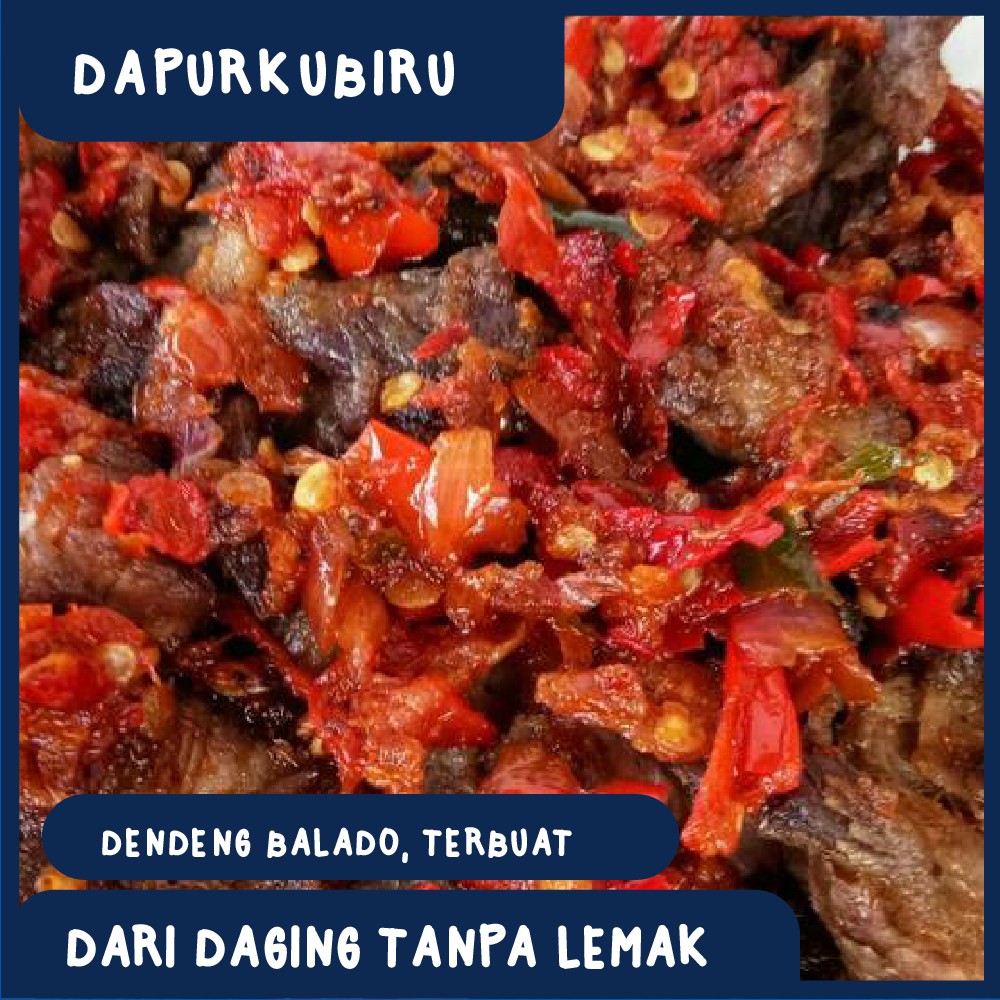 Terenak 250 Gr Dendeng kering / Dendeng Balado Merek