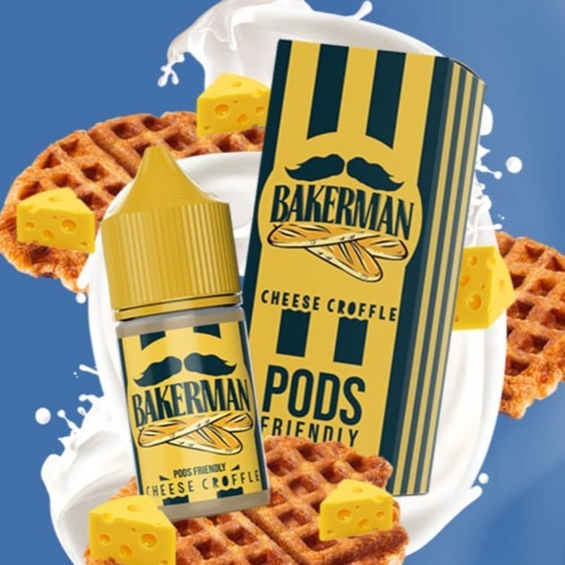 Jual LIQUID BAKERMAN PODS FRIENDLY CHEESE CROFFLE 30ML BY PUFF