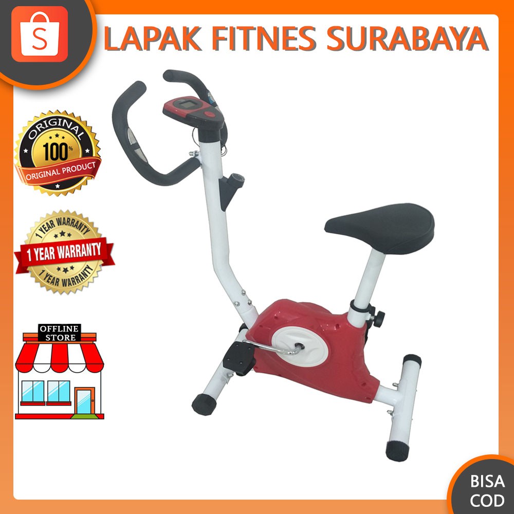 Total Fitness Sepeda Fitnes Statis Mini Bike TL8215 Alat Fitness Small