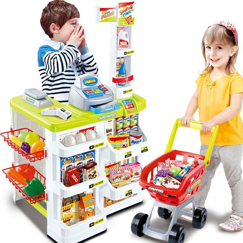 Jual Toys Home Supermarket Playset Mainan Anak Perempuan | Shopee Indonesia