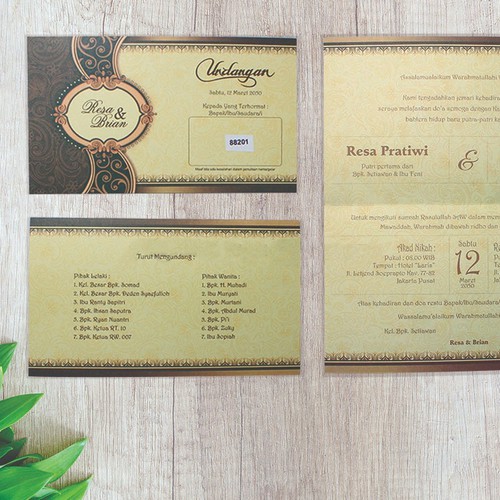 KARTU UNDANGAN PERNIKAHAN / HAJATAN / MANTENAN / ULEM ULEM / WEDDING /  PERKAWINAN / MANTU | Shopee Indonesia