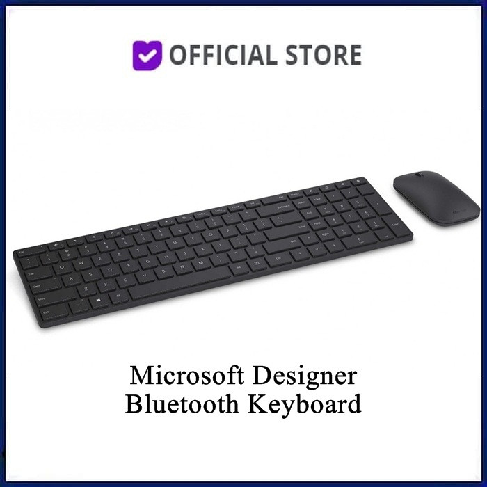 Jual Microsoft Designer Bluetooth Dekstop Keyboard Garansi Resmi 3 Tahun - Hitam | Shopee Indonesia