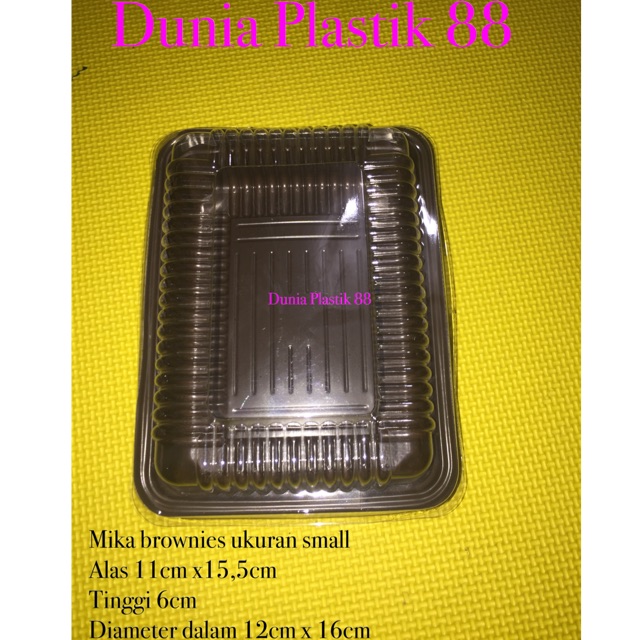 Jual Isi 50Pc Mika Brownies Small Box Kotak Plastik Hitam Coklat Tempat Kue Bolu Bento Nasi Ukuran Kecil | Shopee Indonesia