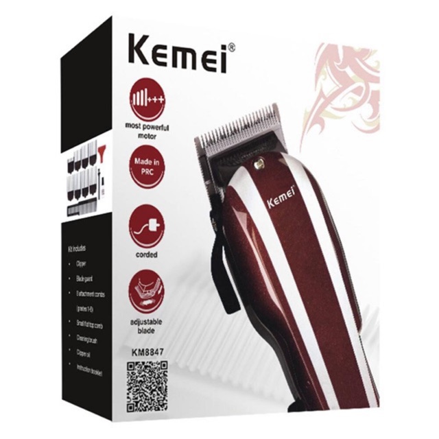 Mesin Alat Cukur Cukuran Rambut Kemei 8847 Hair Clipper Electrik KM8847 Shopee Indonesia
