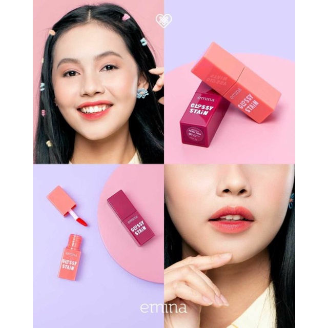 Jual EMINA Glossy Stain 3gr LIP TINT LIPTINT Shopee Indonesia