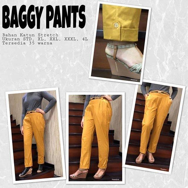 15+ Trend Terbaru Ootd Celana Baggy Pants Warna Kuning