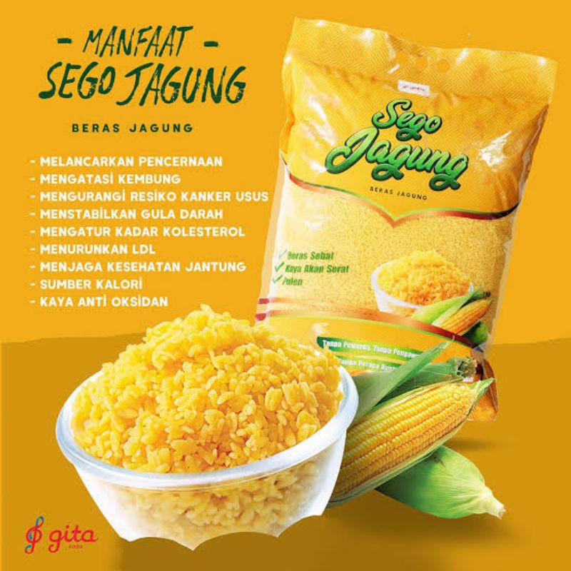 Jual Beras Jagung Sego Jagung 700 Gram Diet Sehat Nasi Jagung Indonesia