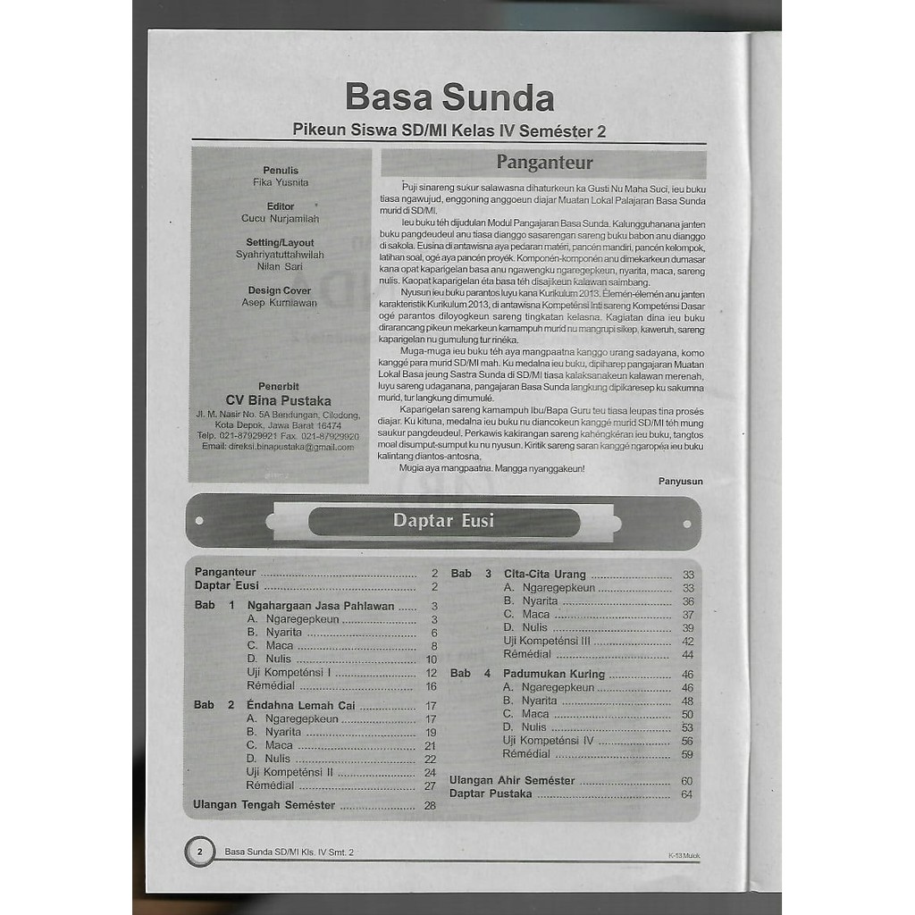 Kunci Jawaban Bahasa Sunda Ngalarapkeun Kecap Guru Paud