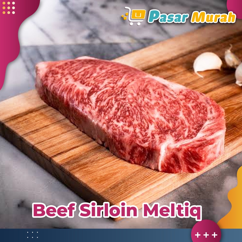 Jual SIRLOIN MELTIQUE Beef Steak 1 Kg Shopee Indonesia