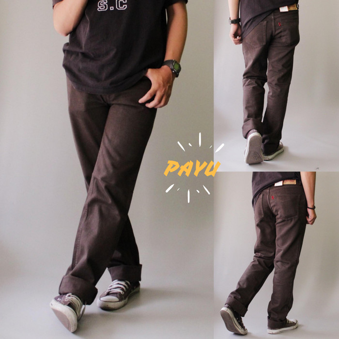 Jual Celana Jeans Levis Pria Brown Keren ( Coklat ) | Shopee Indonesia