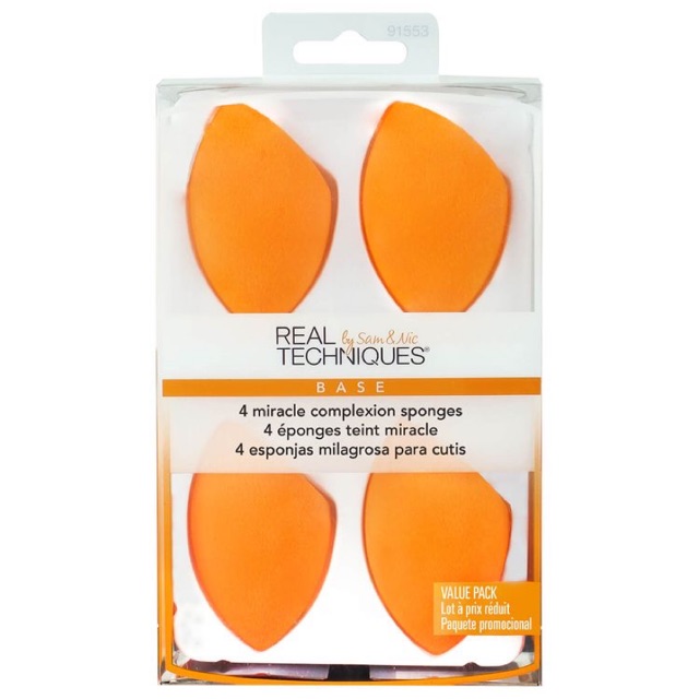 Jual Real Techniques 4 Miracle Complexion Sponges | Shopee Indonesia