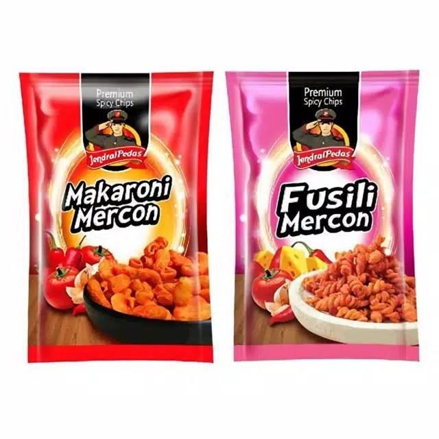 MAKARONI MERCON DAN FUSILI MERCON JENDRAL PEDAS Shopee Indonesia