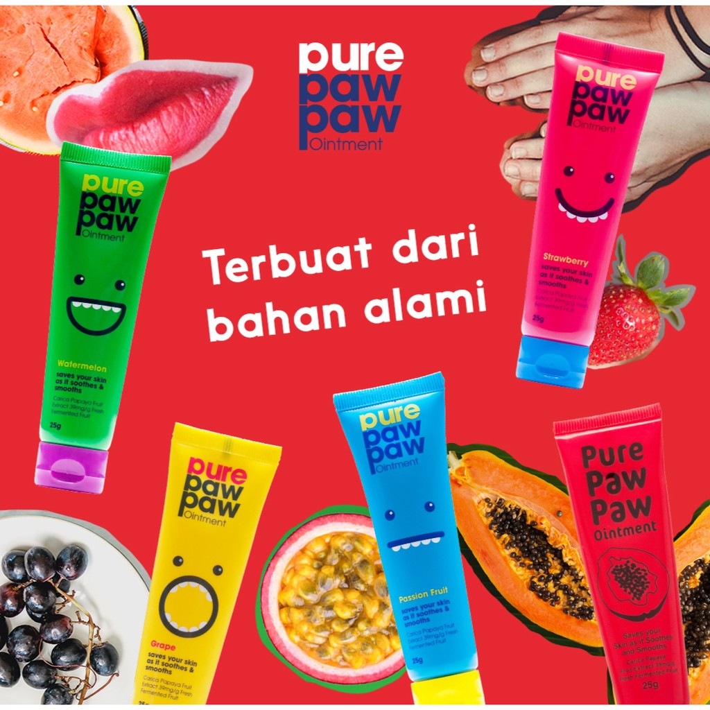 Pure paw paw ointment 25g original /25g original lucas paw paw pawpaw