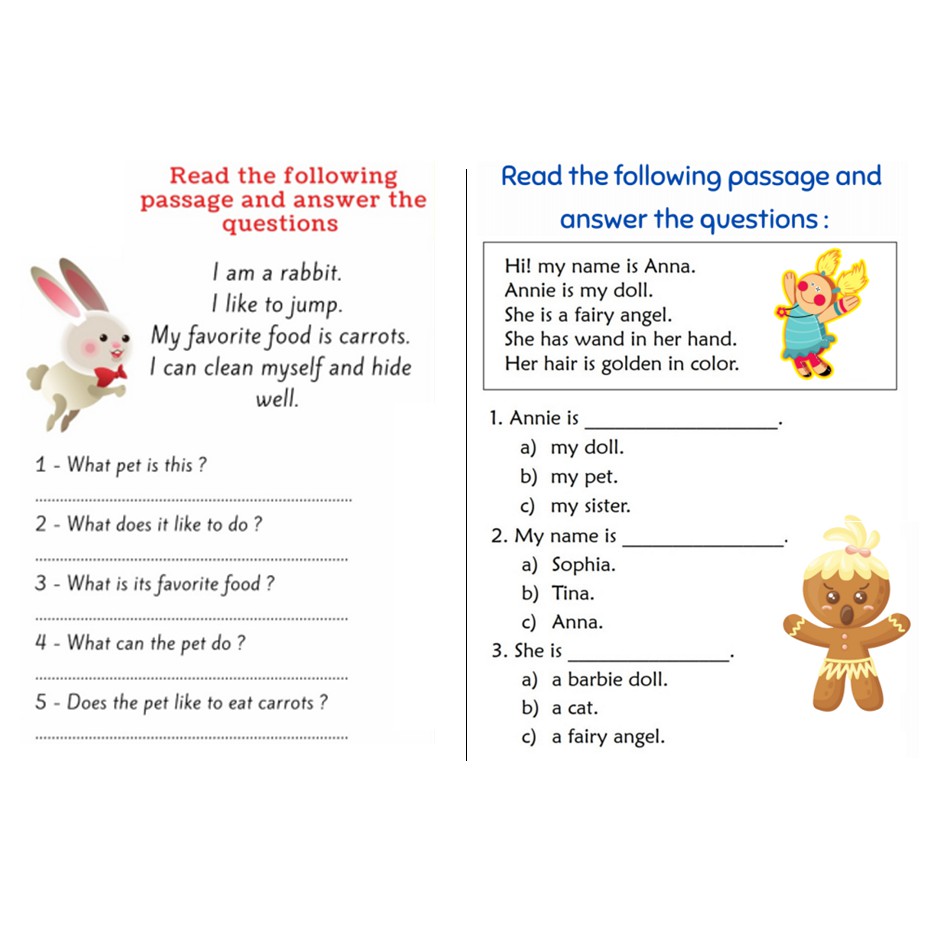 Workbook Reading Comprehension Level 1 ( Setara SD kelas 1 ) | Shopee  Indonesia