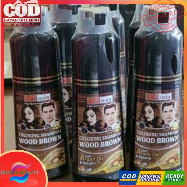 Jual Shampoo Uban Cultusia Wood Brown With Argan Oil & Keratin 160 Ml