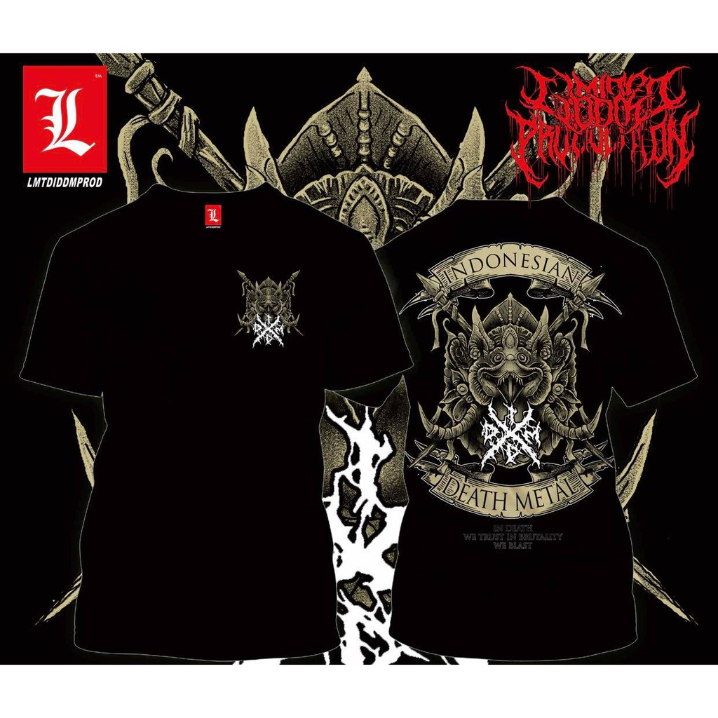 Jual ORIGINAL INDONESIAN DEATH METAL JATAYU DUa/KAOS METAL/KAOS DEATH