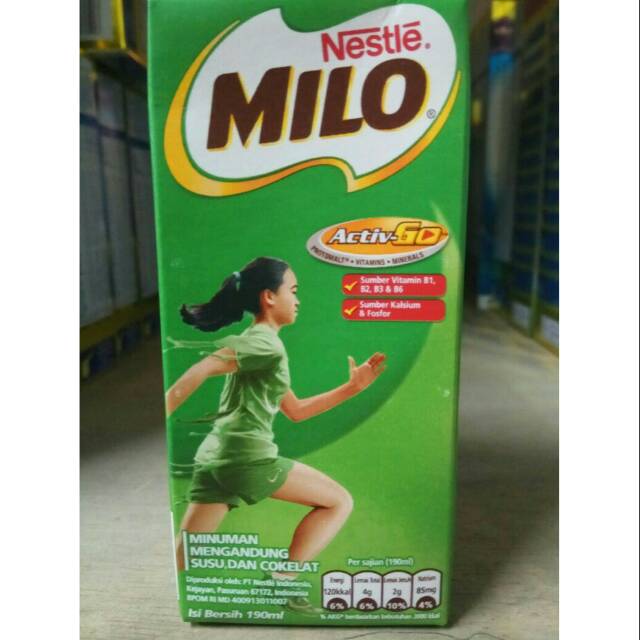 Susu Milo Activ Go UHT 190 ml (isi 36) Shopee Indonesia