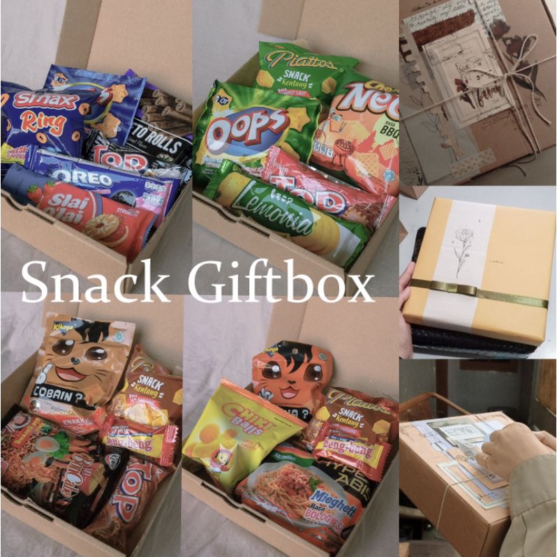 GIFT SNACK BOX Unik Hampers Estetik Kado Snack Murah