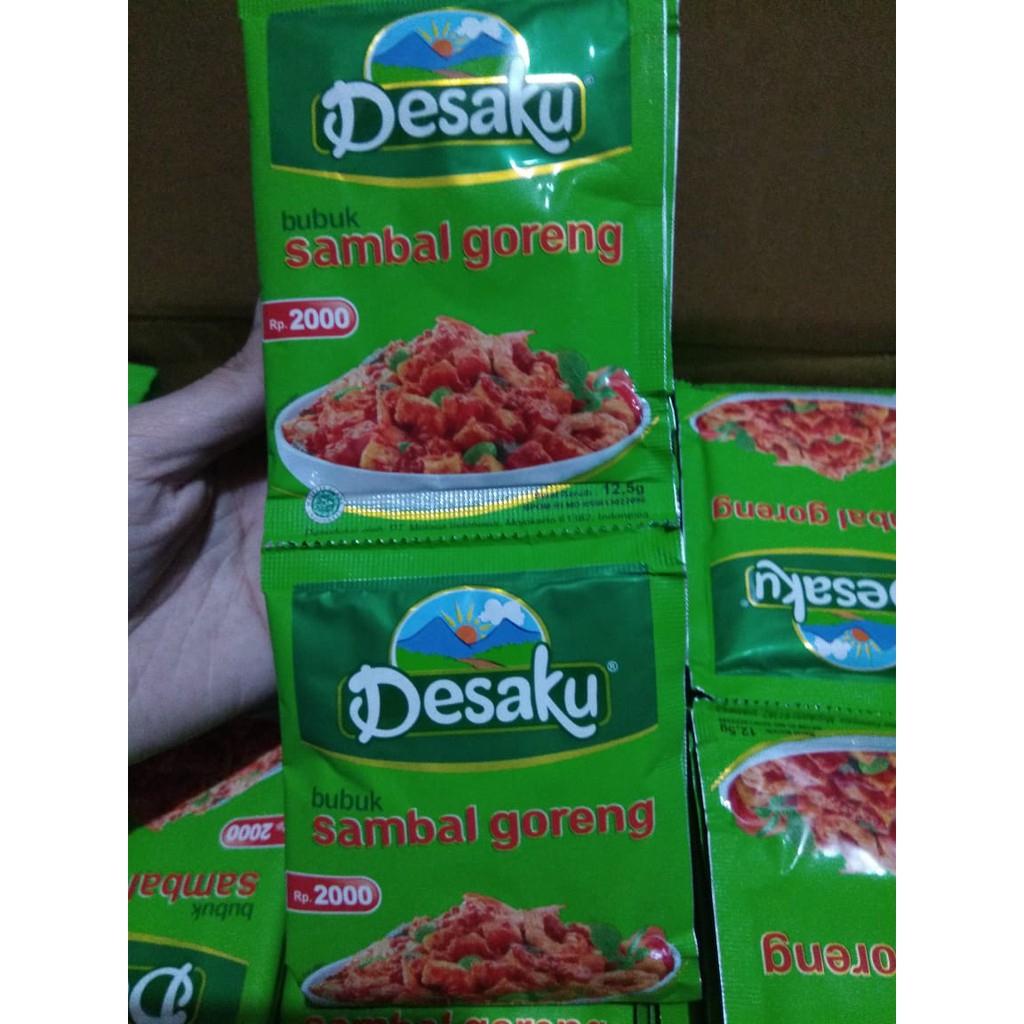 DESAKU BUBUK SAMBAL GORENG PER RENCENG ISI 10 X 12,5 GRAM Shopee