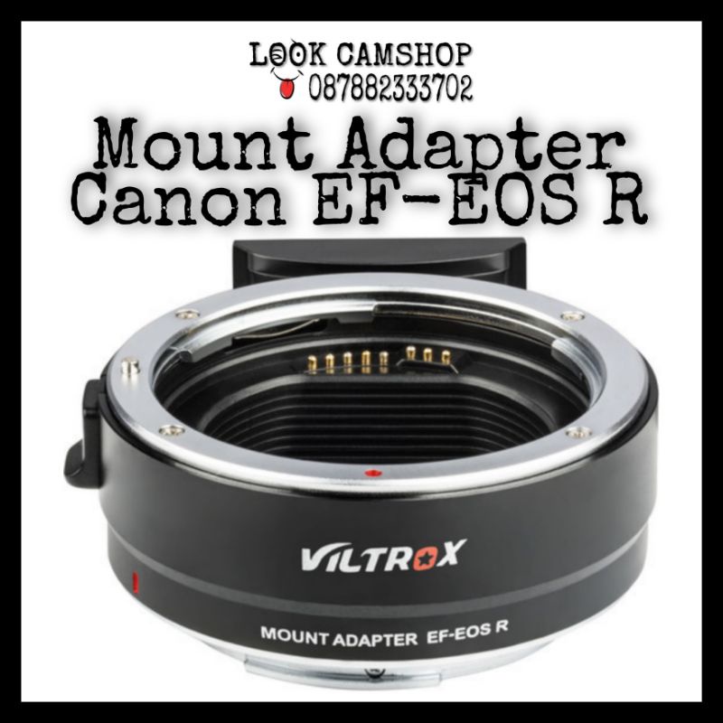Jual Adaptor Lensa Viltrox EFEOS R Lens Mount Adapter for Canon EF or EFSMount Lens to Canon