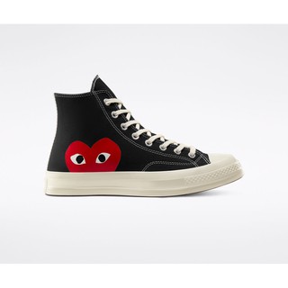 Jual Converse Chuck Taylor X Comme Des Garçons Play Black (Premium Quality) | Shopee Indonesia