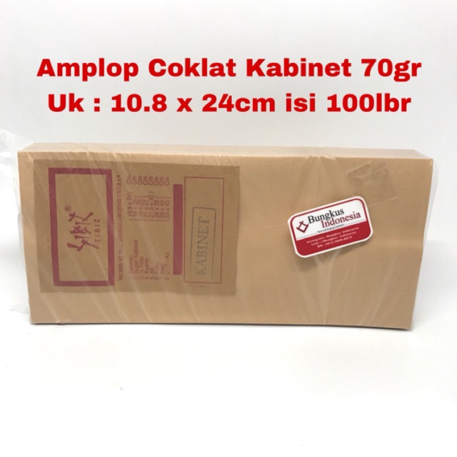 Jual Amplop Coklat Kabinet (10.8X24Cm) Indonesia|Shopee Indonesia