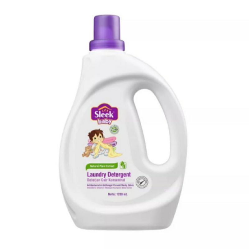 Jual Sleek Baby Laundry Detergent Original 1200ml Shopee Indonesia