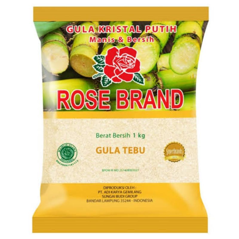 Jual Gula rosebrand 1 kg ( kemasan kuning ) Shopee Indonesia