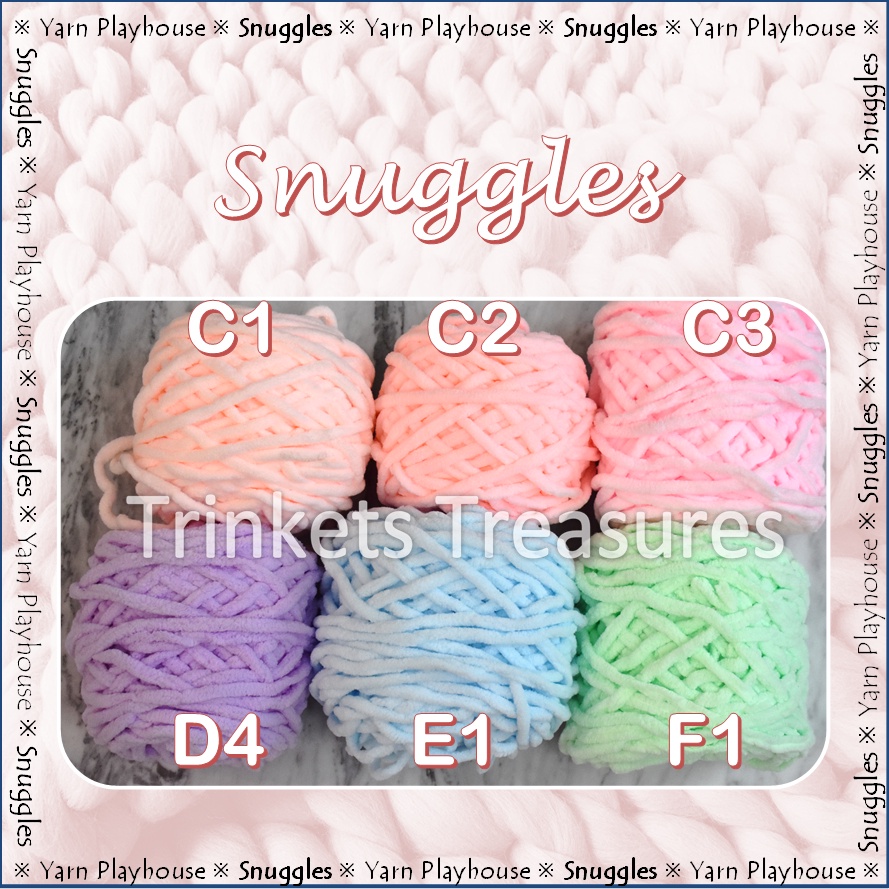 Jual Snuggles 95g Yarn Playhouse benang rajut chenille yarn handuk