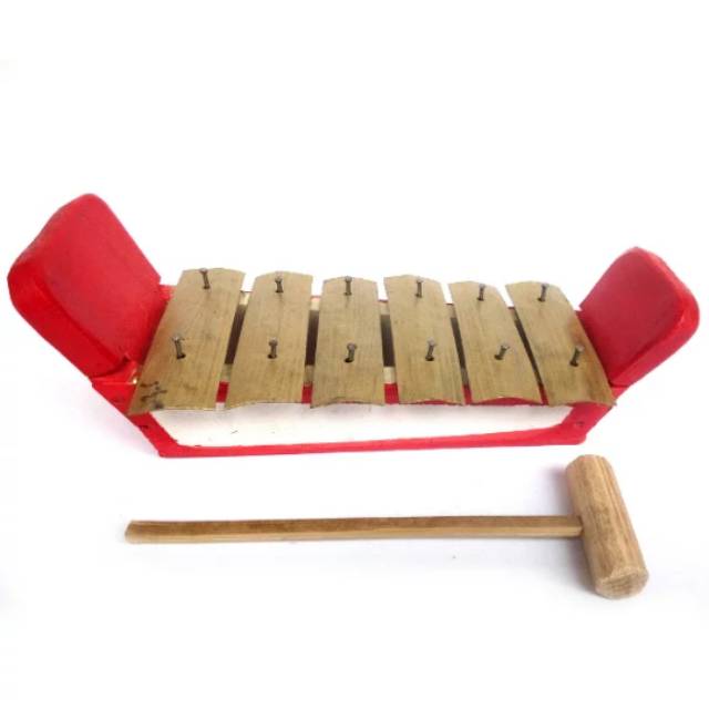 Jual Mainan Tradisional Gamelan Gambang 6 Bilah 30X10X13 Cm Bahan Kuningan - Alat Musik Pukul Anak | Shopee Indonesia
