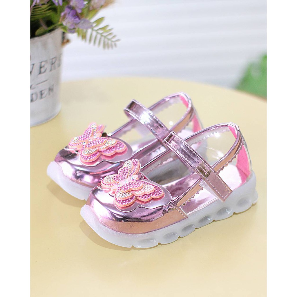 Sepatu Sandal Anak Perempuan Motif Kupukupu / KP01