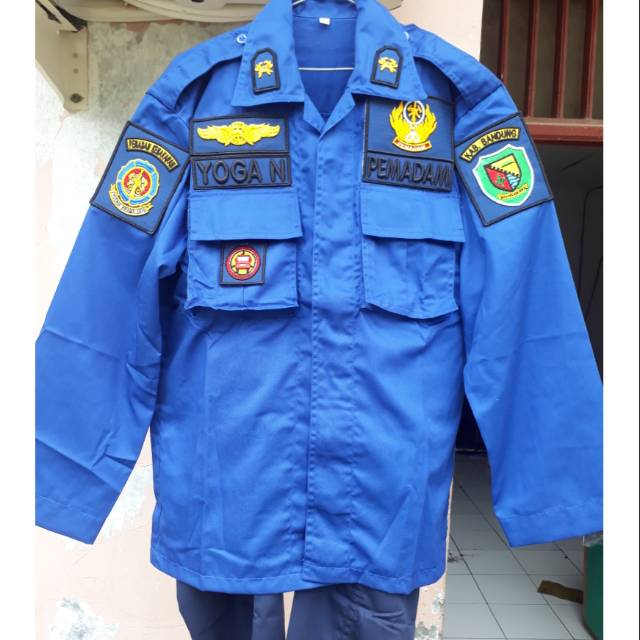 Jual Seragam PDL DAMKAR Atribut Timbul Indonesia|Shopee Indonesia