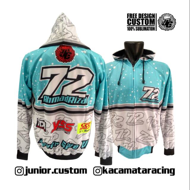 Jual Jaket Racing / Jaket Custom / Jaket Balap Free Design Custom | Shopee Indonesia