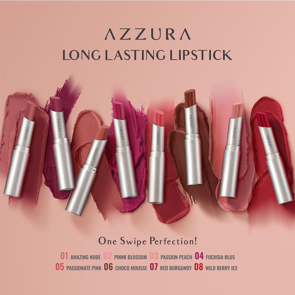 Jual AZZURA Long Lasting Lipstick Shopee Indonesia