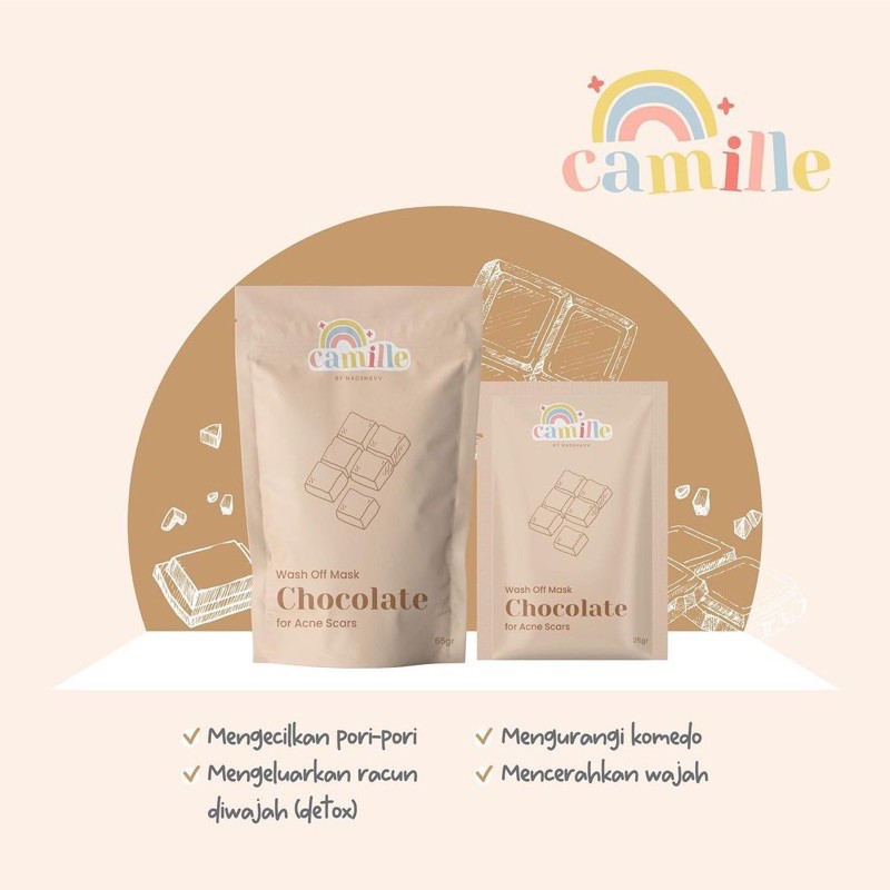 Jual Masker Organik Camille Chocolate | Shopee Indonesia