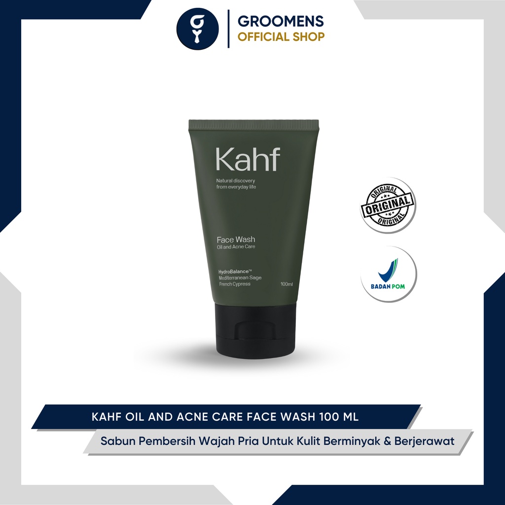 Jual Kahf Oil and Acne Care Face Wash 100 ml Shopee Indonesia