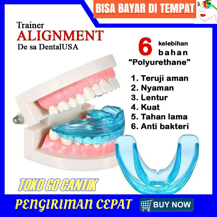 ORTHODENTIC RETAINER TEETH TRAINER ALIGNMENT BEHEL GIGI