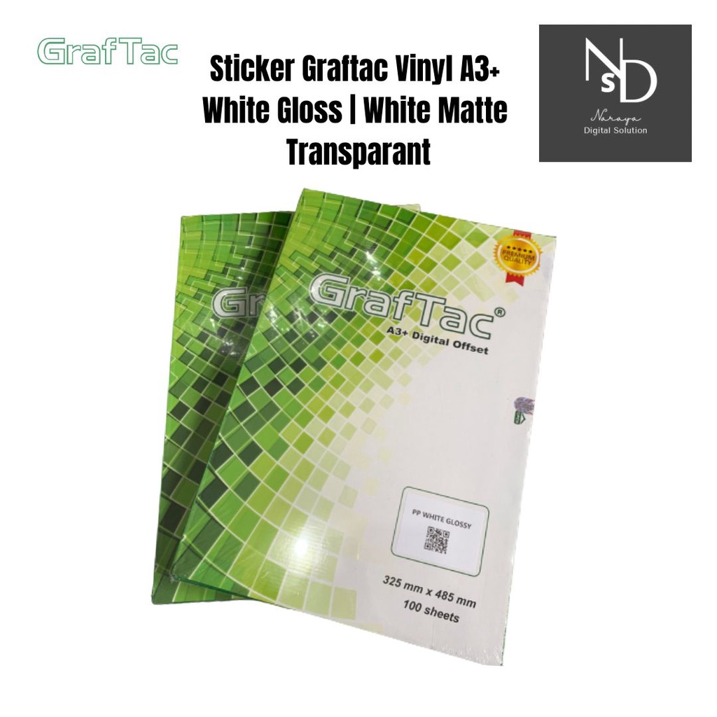 Jual Sticker Graftac Vinyl Laser stiker Digital A3+ Pack Shopee
