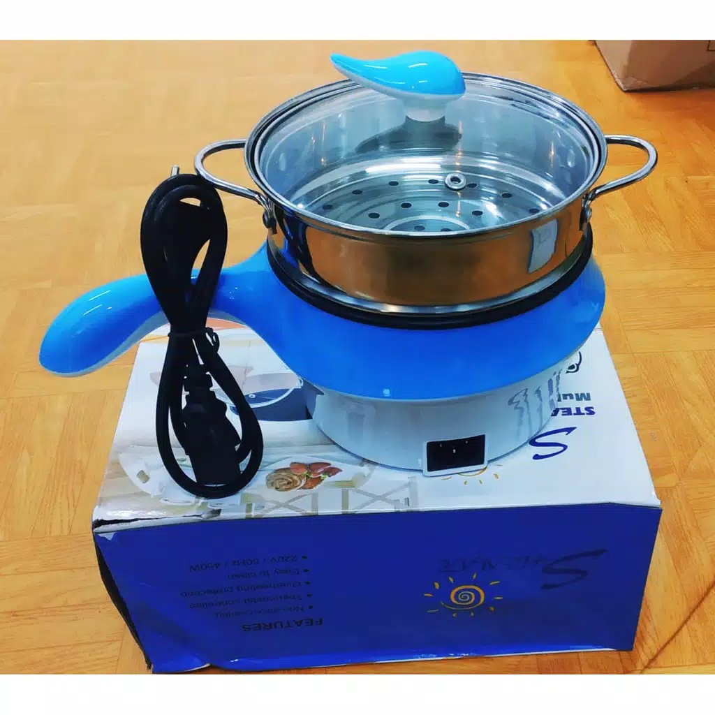 Jual Panci Elektrik Multifungsi With Steamer Electric Fry Pan Panci