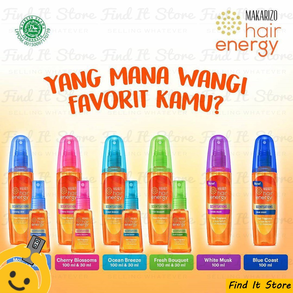 Jual Makarizo Hair Energy Scentsations Hair Fragrance Parfum Rambut