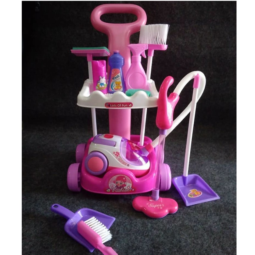 Jual Mainan Anak Sapu Pel Vacum Magical Cleaning Set Vacum Cleaner | Shopee Indonesia
