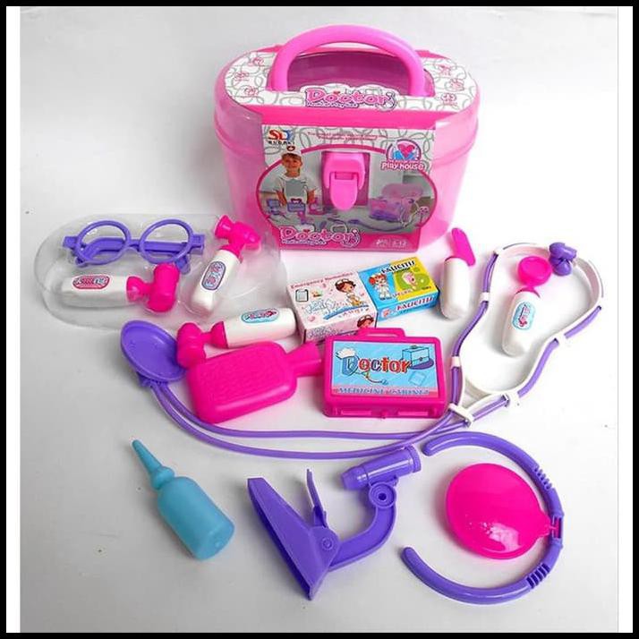 Jual Termurah Mainan Anak Dokter-Dokteran/ Mainan Doctor Play Set Koper Box | Shopee Indonesia