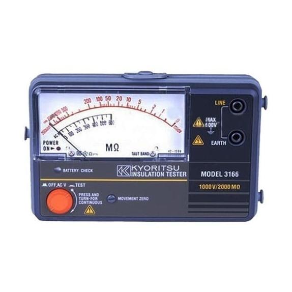 Jual Kyoritsu Analog Insulation Tester 3166/Megger 1000V Murah Shopee