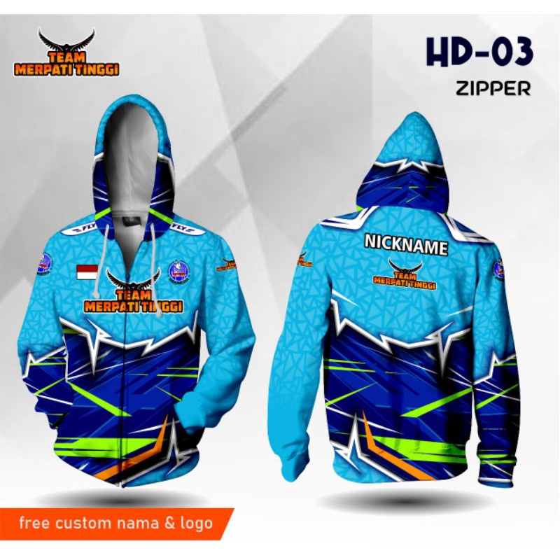 Jual Jaket Merpati Balap Tinggi Custom Nama Logo Pria Wanita | Shopee Indonesia