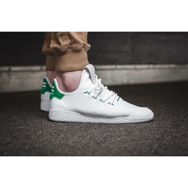 Jual Adidas Tennis Hu X Pharrell Williams White Green Sneakers Pria Sepatu Olahraga Jalan Premium | Shopee Indonesia