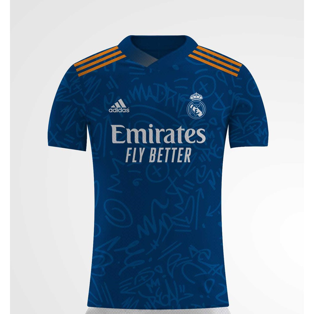 real madrid uitshirt 2023 Jual Jersey Real Madrid Away 2021 2022 Biru Indonesia|Shopee Indonesia