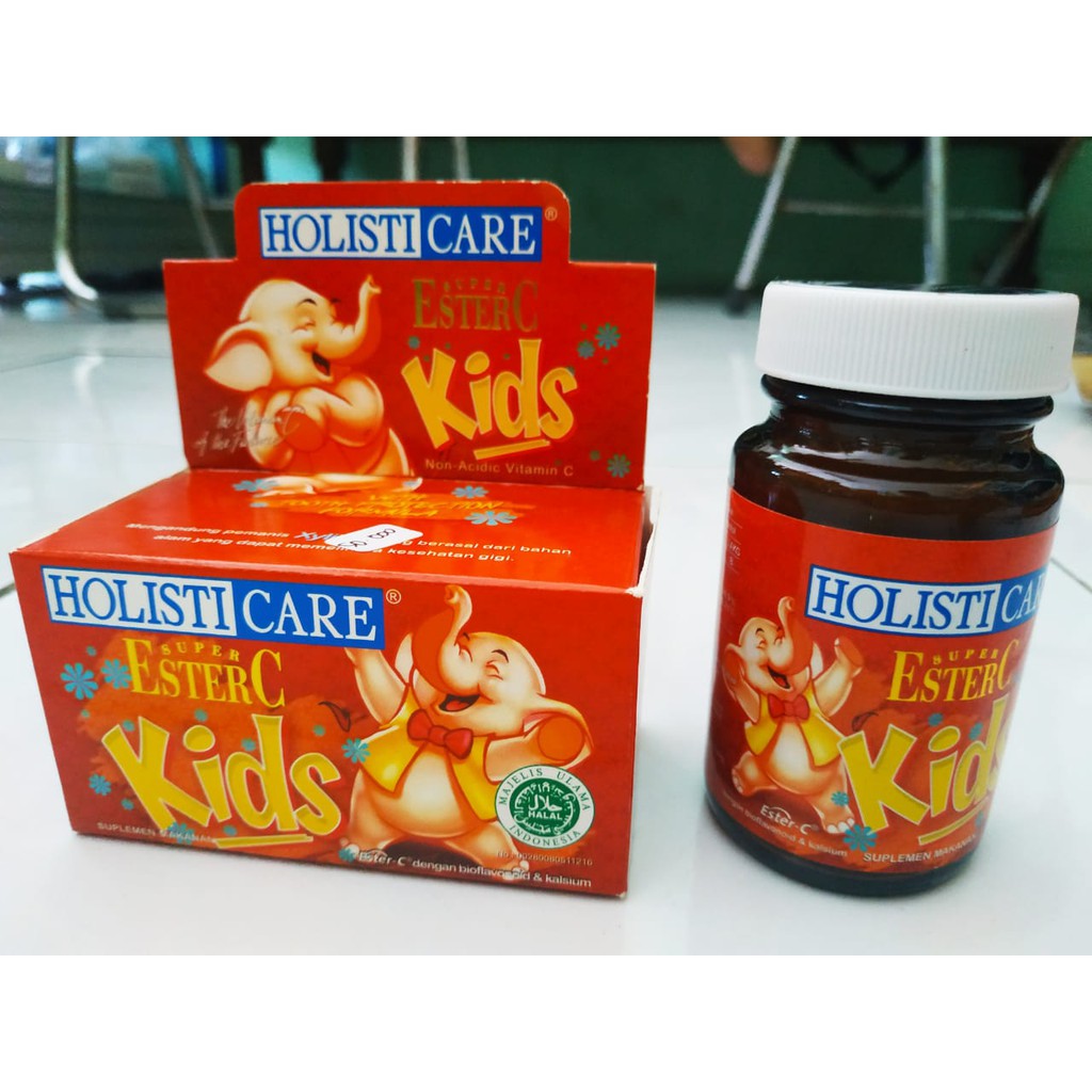 Jual ESTER C KIDS MULTIVITAMIN VITAMIN C ANAK BOTOL 30 TABLET