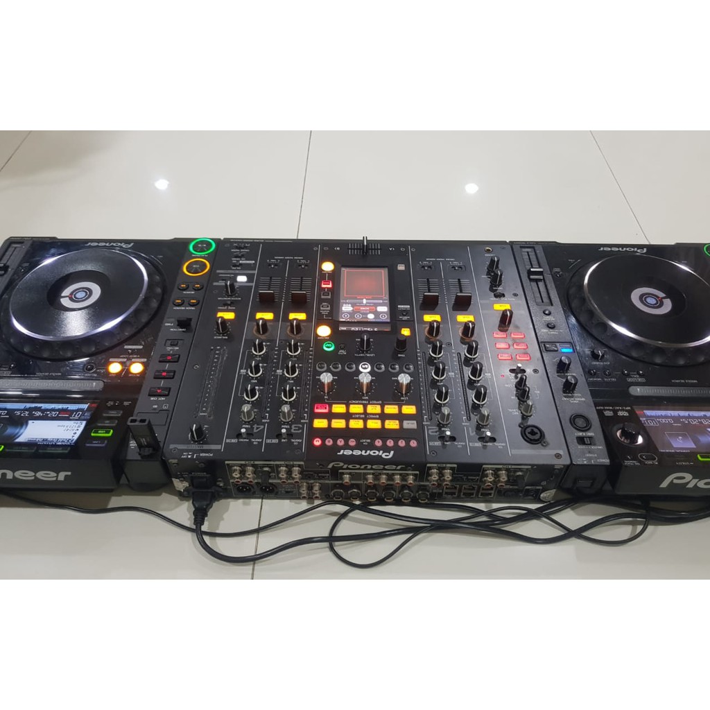 Jual Alat Dj Pioneer Cdj 2000 X2 (Pair) + Djm 2000 Nexus Touchscreen Set Controller Dj Nxs Untuk Club | Shopee Indonesia