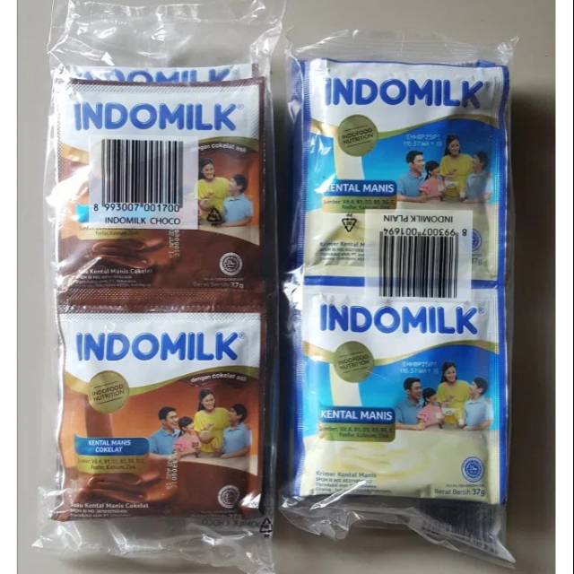 Susu Kental Manis Indomilk Murah Sachet isi 6 x 37 gram