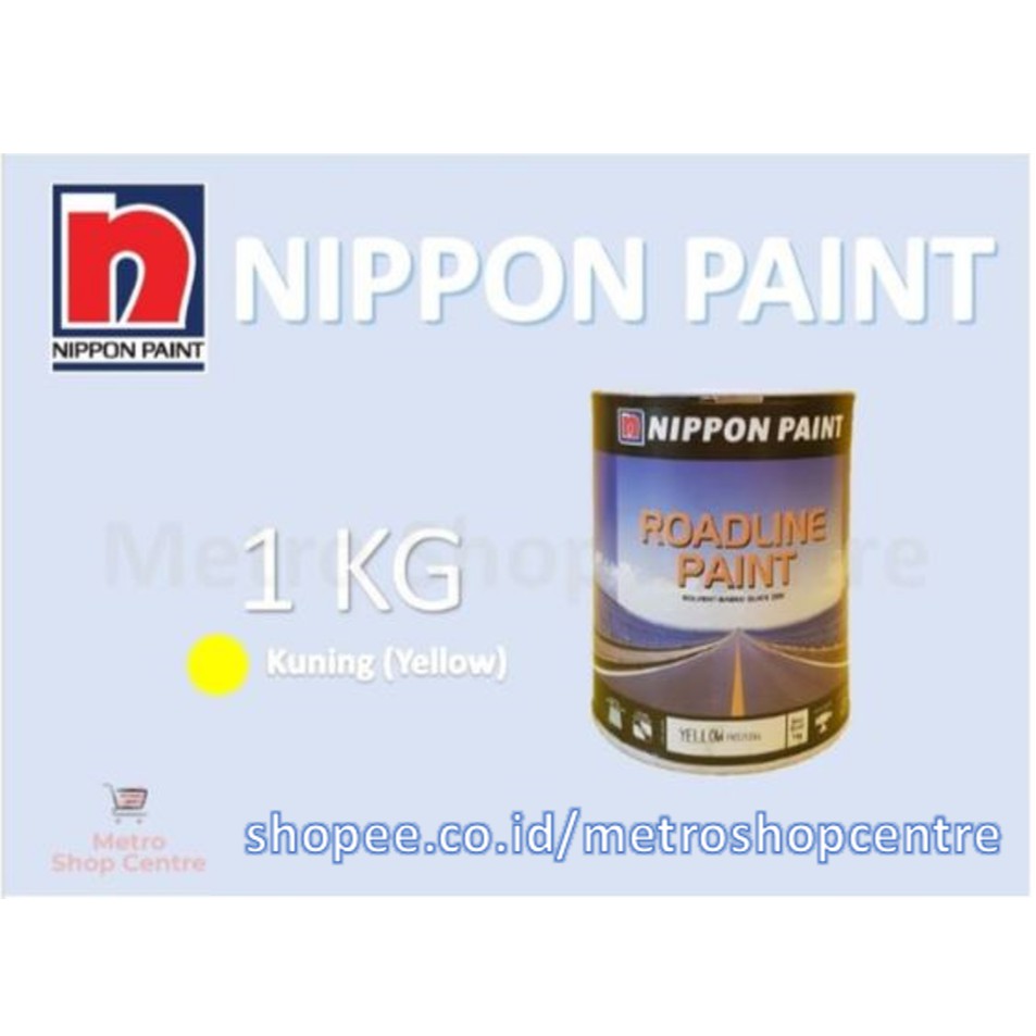 Jual NIPPON PAINT Cat Jalan Roadline / Road Line Paint 1 Kg (Kaleng